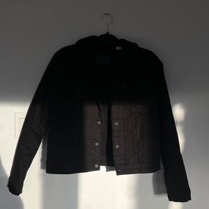 Levi’s Sherpa Denim Jacket, Black, M-L